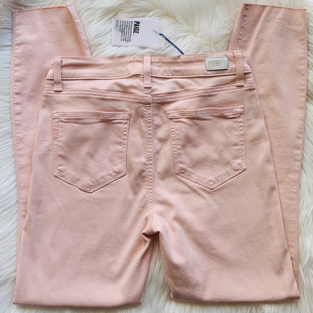 PAIGE Verdugo Crop Raw Hem Jeans - Picture 4 of 8